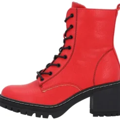 Palado Kefalonia, Schnürstiefeletten, Damen, Rot