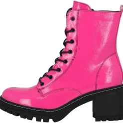 Palado Kefalonia, Schnürstiefeletten, Damen, Pink Lack