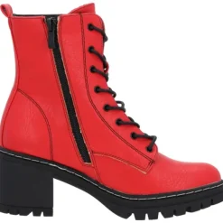 Palado Kefalonia, Schnürstiefeletten, Damen, Rot
