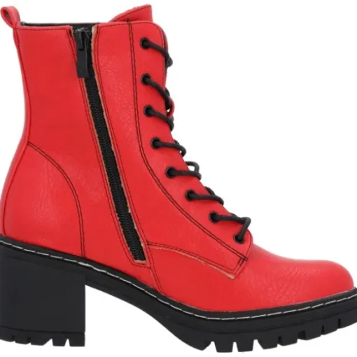 Palado Kefalonia, Schnürstiefeletten, Damen, Rot