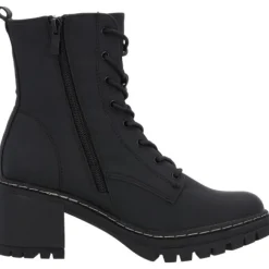 Palado Kefalonia, Schnürstiefeletten, Damen, Schwarz Matt