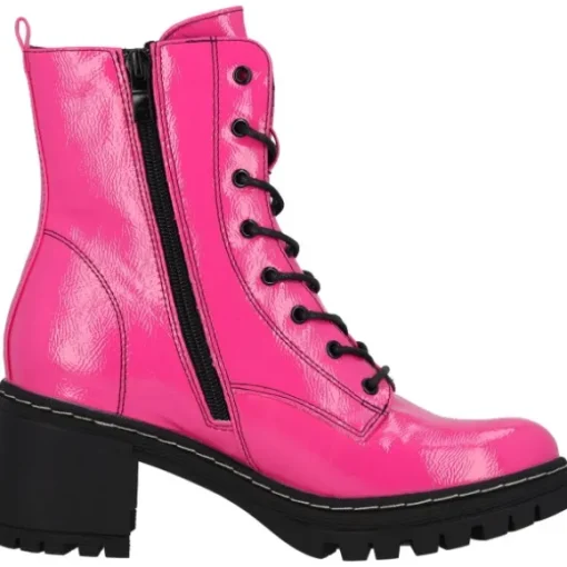 Palado Kefalonia, Schnürstiefeletten, Damen, Pink Lack