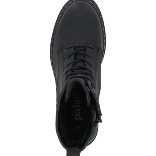 Palado Kefalonia, Schnürstiefeletten, Damen, Schwarz Matt