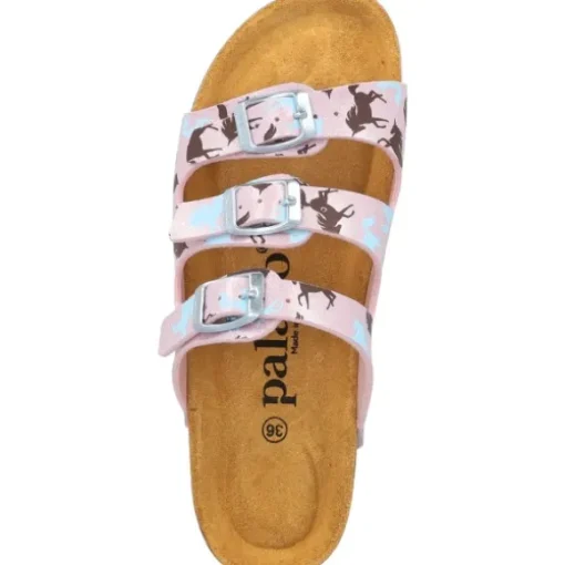 Palado Kids Capri G Print, Pantoletten, Kinder, Rosa Unicorn