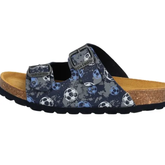 Palado Kids Korfu B, Pantoletten, Kinder, Blau Goalstar