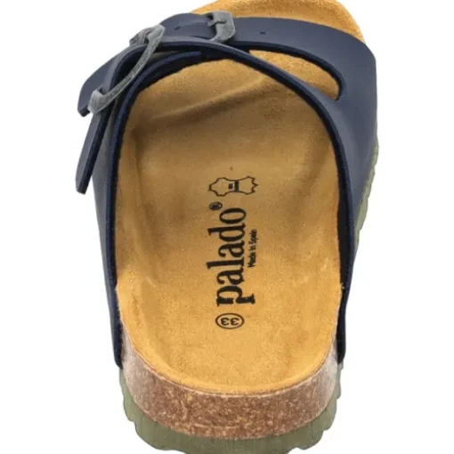 Palado Kids Korfu B, Pantoletten, Kinder, Dunkelblau/Khaki