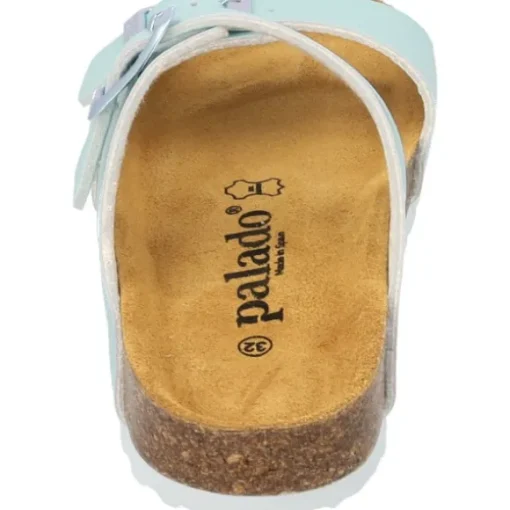 Palado Kids Samos G Basic, Pantoletten, Kinder, Türkis Metallic
