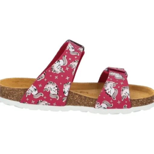 Palado Kids Samos G Print, Pantoletten, Kinder, Pink Unicorn