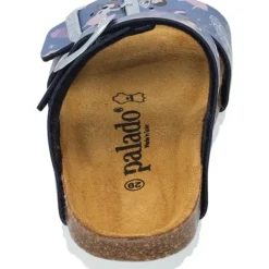 Palado Kids Samos G Print, Pantoletten, Kinder, Blau Metallic Fairy