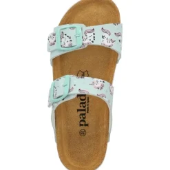 Palado Kids Samos G Print, Pantoletten, Kinder, Türkis Unicorn