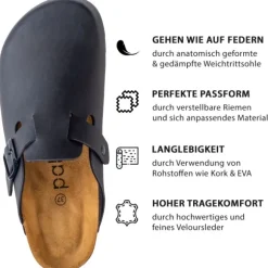 Palado Kiel, Clogs, Damen, Dunkelblau
