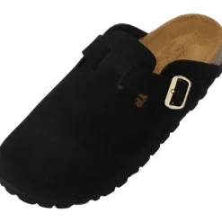 Palado Kiel Premium Leather, Clogs, Damen, Schwarz