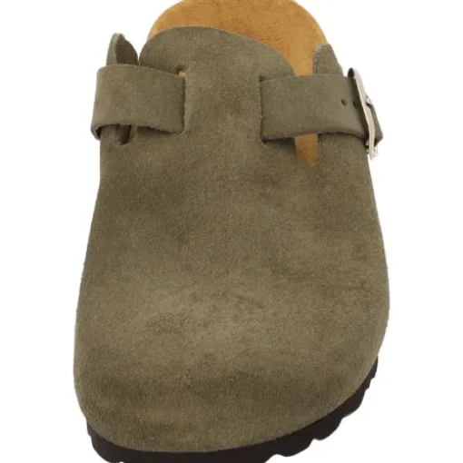 Palado Kiel Premium Leather, Clogs, Damen, Olive