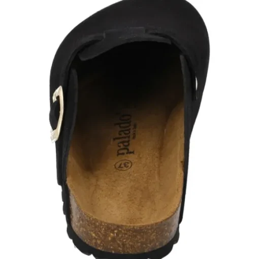Palado Kiel Premium Leather, Clogs, Damen, Schwarz