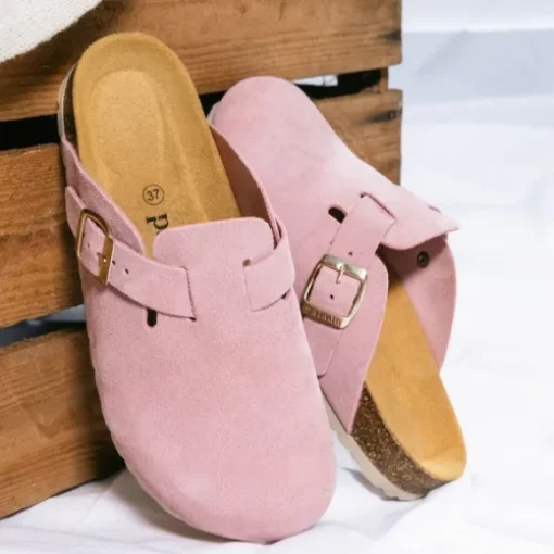 Palado Kiel Premium Leather, Clogs, Damen, Rosa