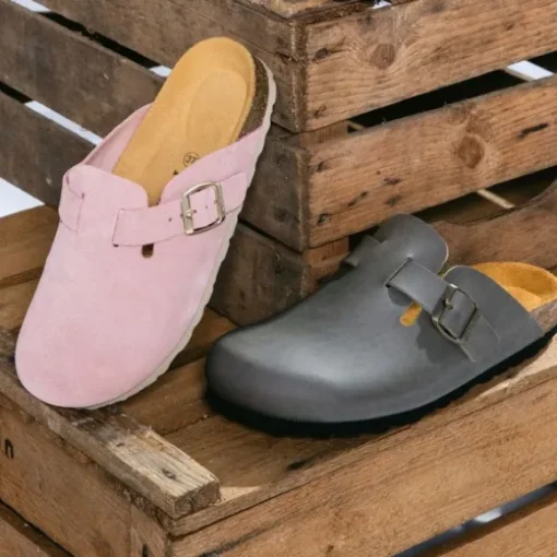 Palado Kiel Premium Leather, Clogs, Damen, Rosa