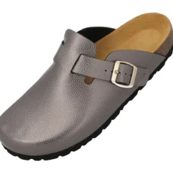 Palado Kiel Textura, Clogs, Damen, Grau Metallic
