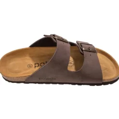 Palado Korfu Matt, Pantoletten, Damen, Natur Braun