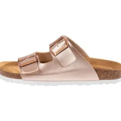 Palado Korfu Metallic, Pantoletten, Damen, Champagner-Rose