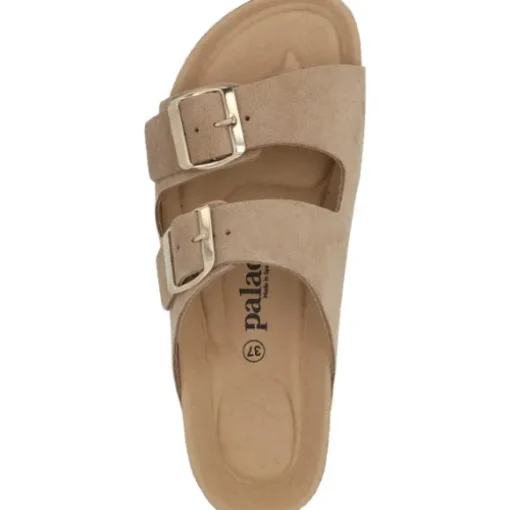 Palado Korfu Mono, Pantoletten, Damen, Beige