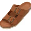 Palado Korfu Oiled Premium Leather, Pantoletten, Damen, Braun