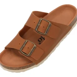 Palado Korfu Oiled Premium Leather, Pantoletten, Damen, Braun
