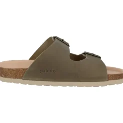 Palado Korfu Oiled Premium Leather, Pantoletten, Damen, Khaki