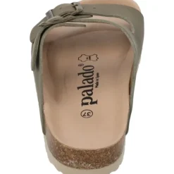 Palado Korfu Oiled Premium Leather, Pantoletten, Damen, Khaki