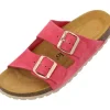 Palado Korfu Suede Premium Leather, Pantoletten, Damen, Pink