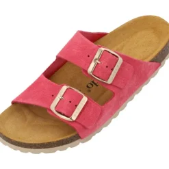 Palado Korfu Suede Premium Leather, Pantoletten, Damen, Pink