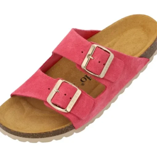 Palado Korfu Suede Premium Leather, Pantoletten, Damen, Pink