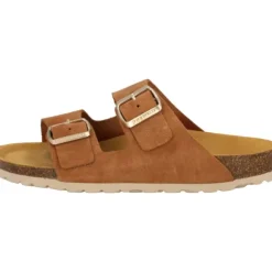 Palado Korfu Suede Premium Leather, Pantoletten, Damen, Braun