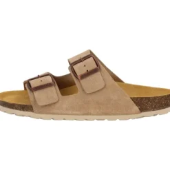 Palado Korfu Suede Premium Leather, Pantoletten, Damen, Beige/Kupfer