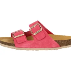 Palado Korfu Suede Premium Leather, Pantoletten, Damen, Pink