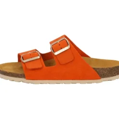 Palado Korfu Suede Premium Leather, Pantoletten, Damen, Orange