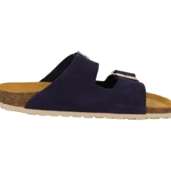 Palado Korfu Suede Premium Leather, Pantoletten, Damen, Dunkelblau