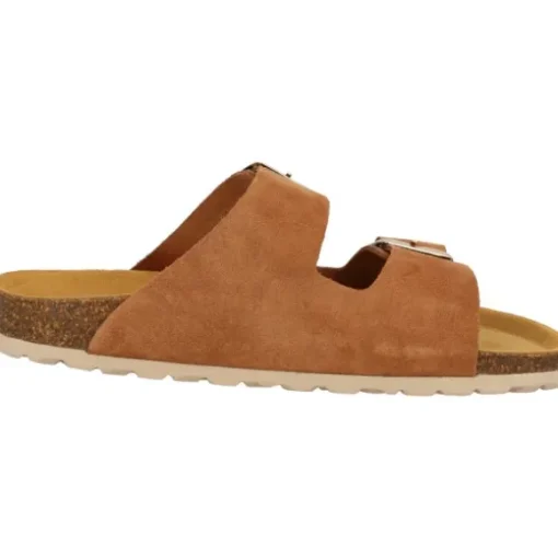 Palado Korfu Suede Premium Leather, Pantoletten, Damen, Braun