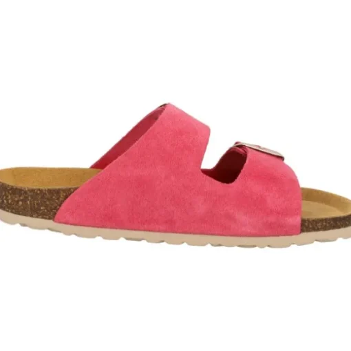 Palado Korfu Suede Premium Leather, Pantoletten, Damen, Pink