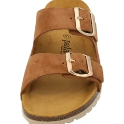 Palado Korfu Suede Premium Leather, Pantoletten, Damen, Braun