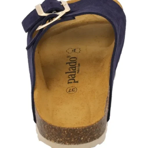 Palado Korfu Suede Premium Leather, Pantoletten, Damen, Dunkelblau