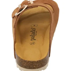 Palado Korfu Suede Premium Leather, Pantoletten, Damen, Braun