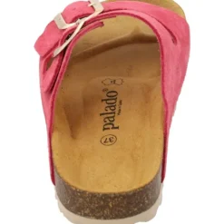 Palado Korfu Suede Premium Leather, Pantoletten, Damen, Pink