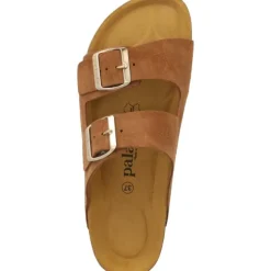 Palado Korfu Suede Premium Leather, Pantoletten, Damen, Braun