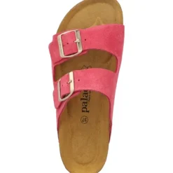 Palado Korfu Suede Premium Leather, Pantoletten, Damen, Pink