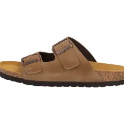 Palado Korfu Velours Premium Leather, Pantoletten, Damen, Hellbraun