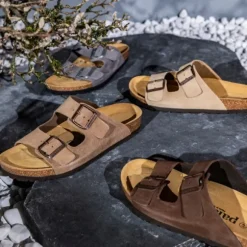 Palado Korfu Velours Premium Leather, Pantoletten, Damen, Cappuccino