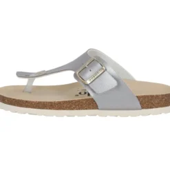 Palado Kos BEGS by Sila Sahin, Zehentrenner, Damen, Grau Metallic