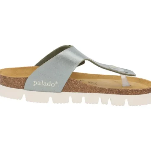 Palado Kos BEGS by Sila Sahin, Zehentrenner, Damen, Olive Metallic