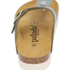 Palado Kos BEGS by Sila Sahin, Zehentrenner, Damen, Olive Metallic