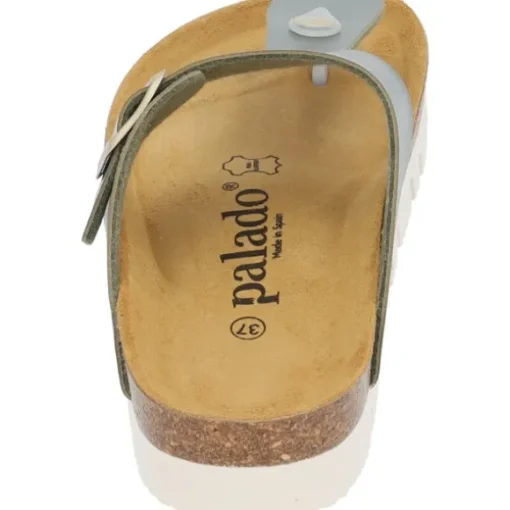 Palado Kos BEGS by Sila Sahin, Zehentrenner, Damen, Olive Metallic